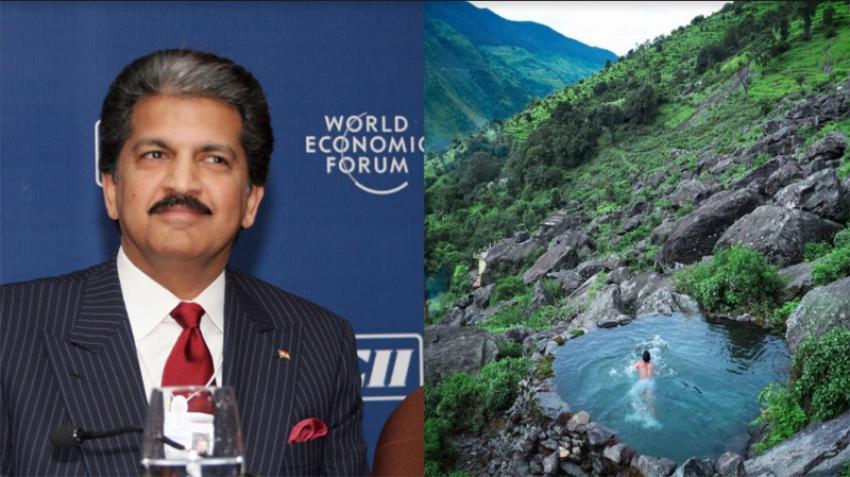 Industrialist Anand Mahindra picks unknown Himalayan pool on the travel bucket list  