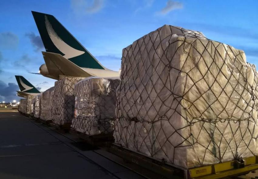 Cathay Pacific undertakes delivery of emergency medical supplies to India Cathay Pacific undertakes delivery of emergency medical supplies to India