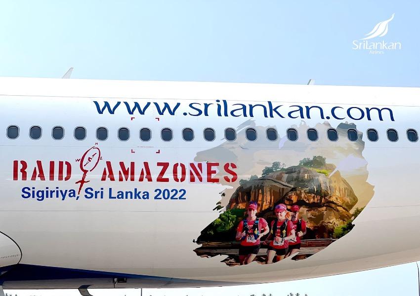 SriLankan Airlines adorns aircraft livery with ‘Raid Amazones 2022’ insignia SriLankan Airlines adorns aircraft livery with ‘Raid Amazones 2022’ insignia