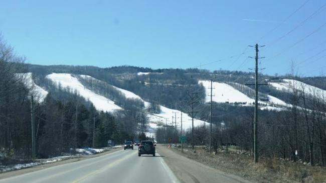 Blue Mountain Ski Resort in Ontario